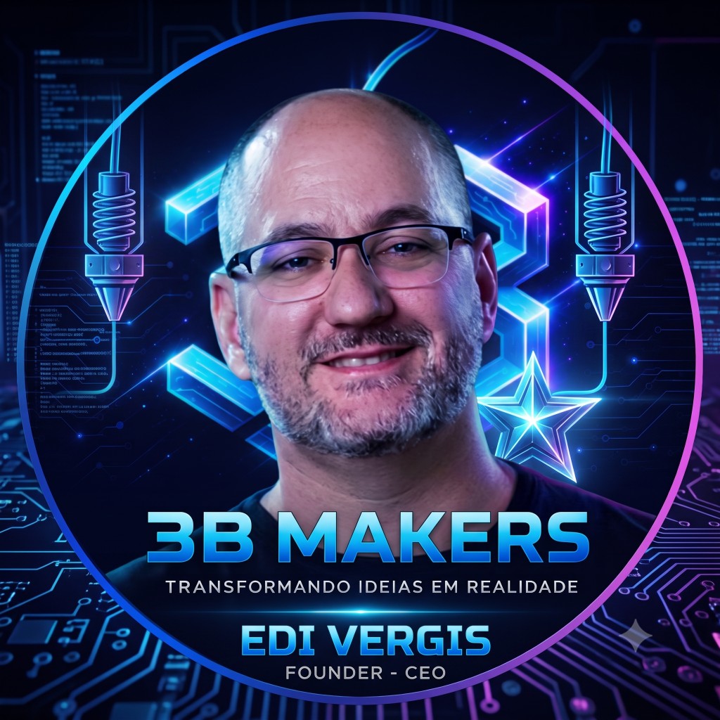 Edi Vergis, Founder e CEO da 3B Makers.